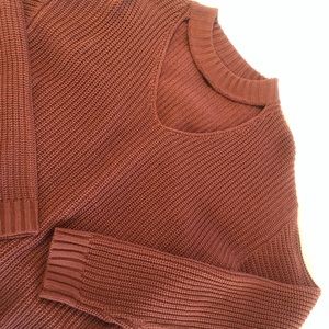 LUMIERE cutout sweater.